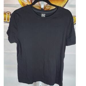 Cherokee Black Short Sleeve Cotton Tee Shirt Size XL